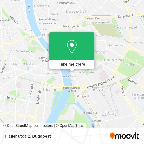 Haller utca 2 map