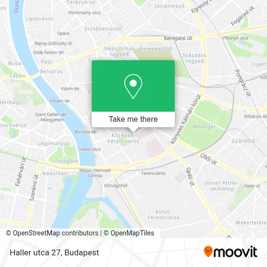 Haller utca 27 map