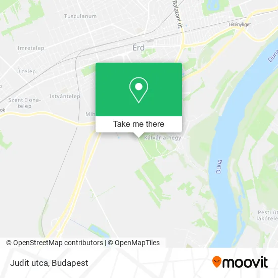 Judit utca map