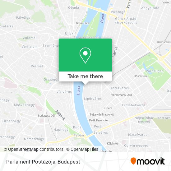 Parlament Postázója map