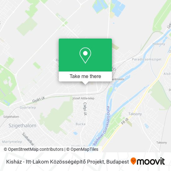 Kisház - Itt-Lakom Közösségépítő Projekt map
