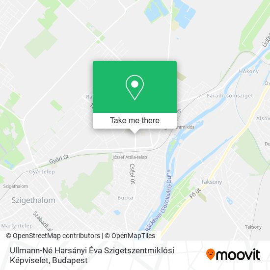 Ullmann-Né Harsányi Éva Szigetszentmiklósi Képviselet map