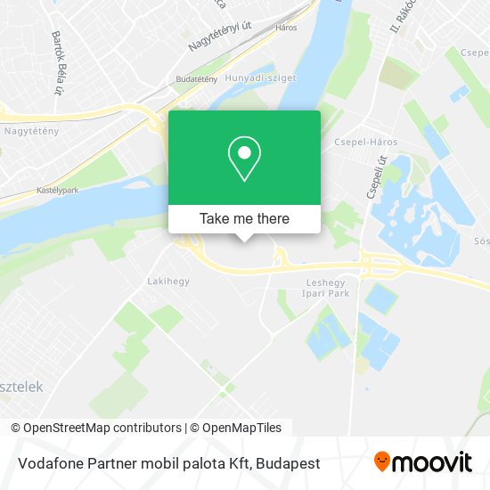 Vodafone Partner mobil palota Kft map
