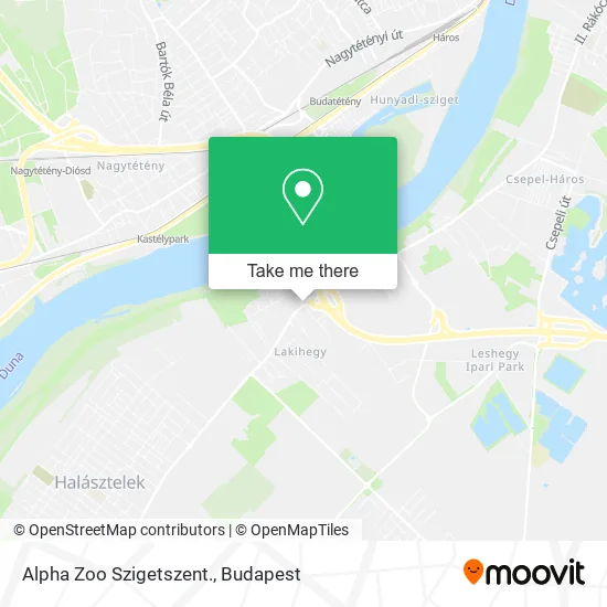 Alpha Zoo Szigetszent. map