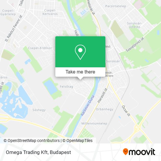 Omega Trading Kft map