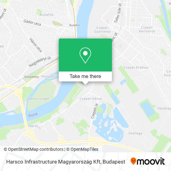 Harsco Infrastructure Magyarország Kft map