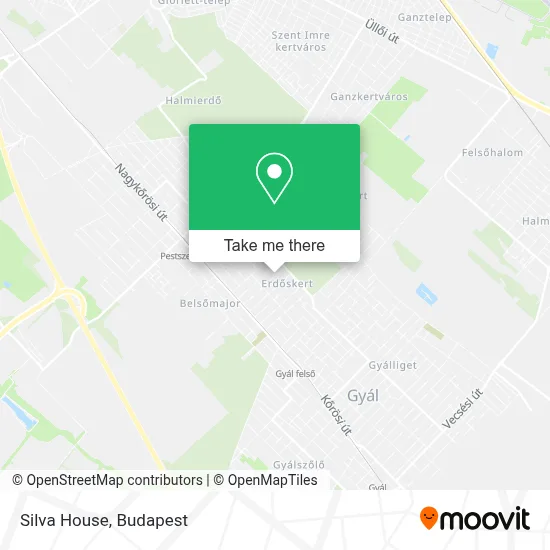 Silva House map