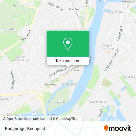 Budgarage map