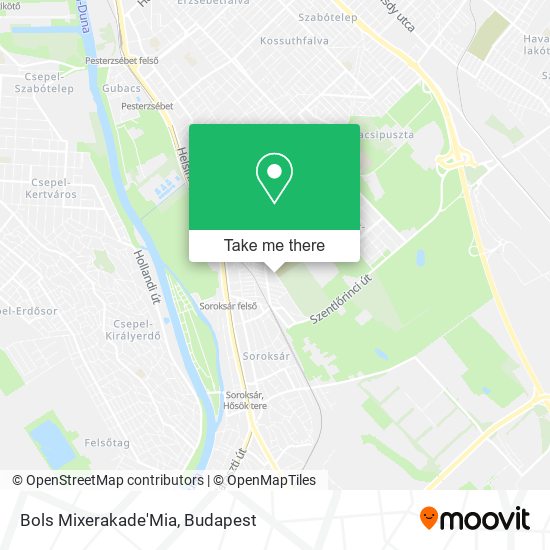 Bols Mixerakade'Mia map