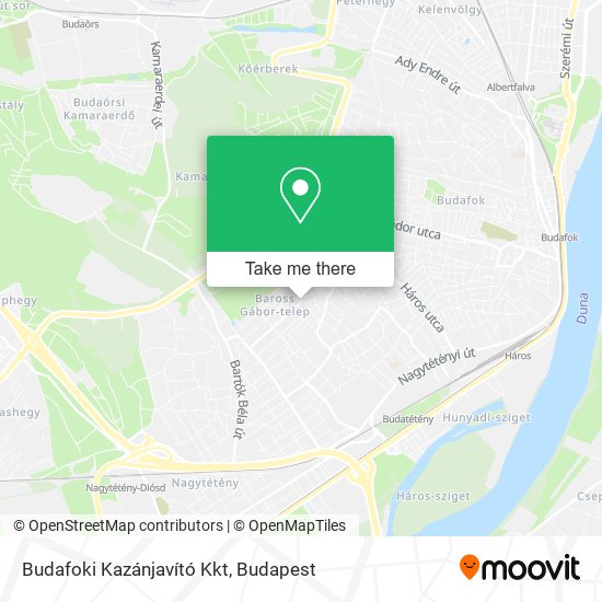 Budafoki Kazánjavító Kkt map