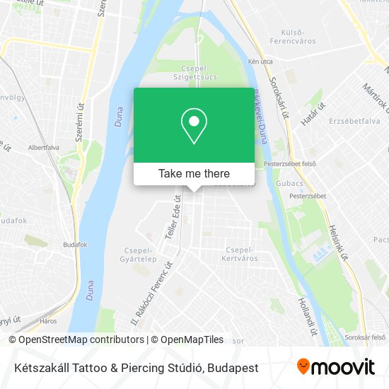 Kétszakáll Tattoo & Piercing Stúdió map