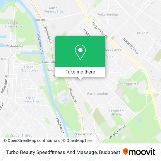 Turbo Beauty Speedfitness And Massage map