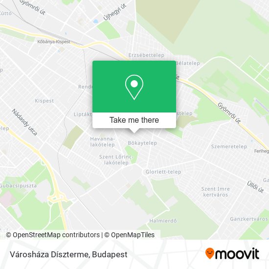 Városháza Díszterme map