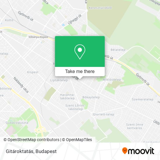 Gitároktatás map