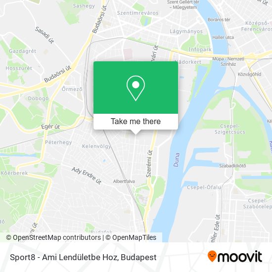 Sport8 - Ami Lendületbe Hoz map