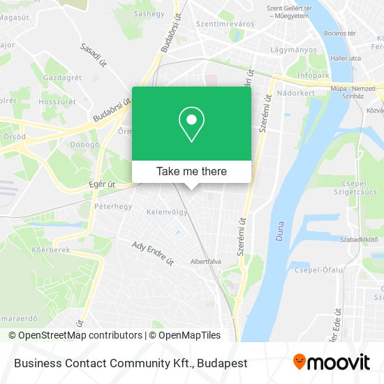 Business Contact Community Kft. map
