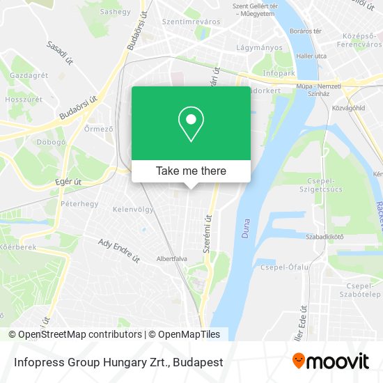 Infopress Group Hungary Zrt. map