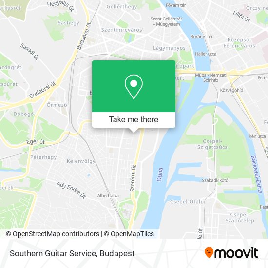 Southern Guitar Service map