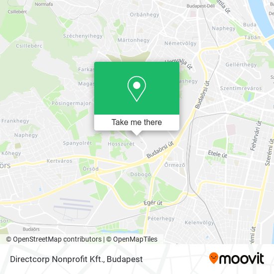 Directcorp Nonprofit Kft. map