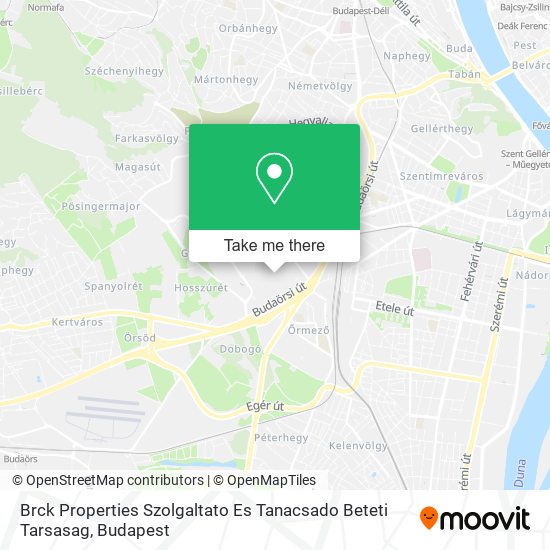 Brck Properties Szolgaltato Es Tanacsado Beteti Tarsasag map