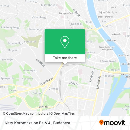 Kitty-Koromszalon Bt. V.A. map
