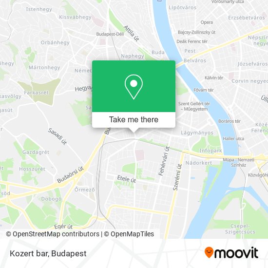Kozert bar map