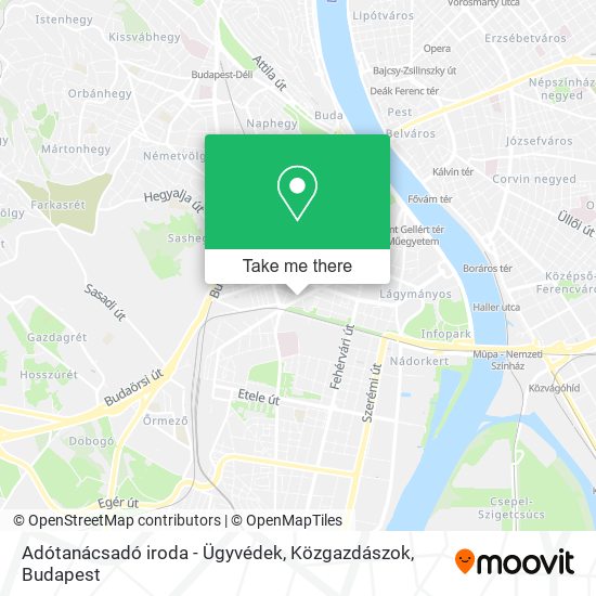 Adótanácsadó iroda - Ügyvédek, Közgazdászok map