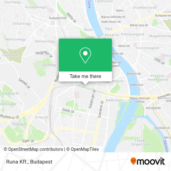 Runa Kft. map