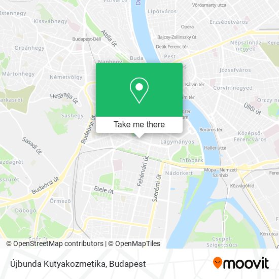 Újbunda Kutyakozmetika map