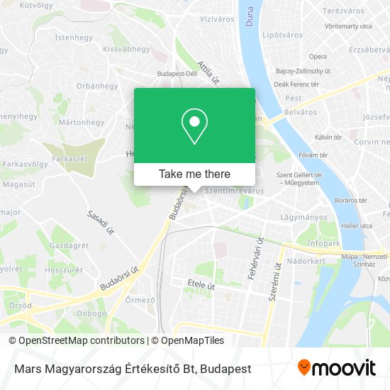 Mars Magyarország Értékesítő Bt map