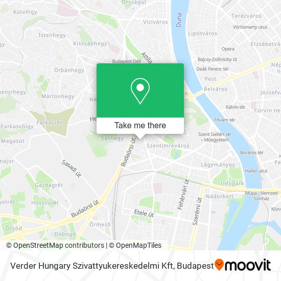 Verder Hungary Szivattyukereskedelmi Kft map