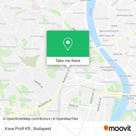 Kave Profi Kft. map