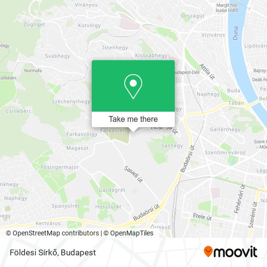 Földesi Sírkő map