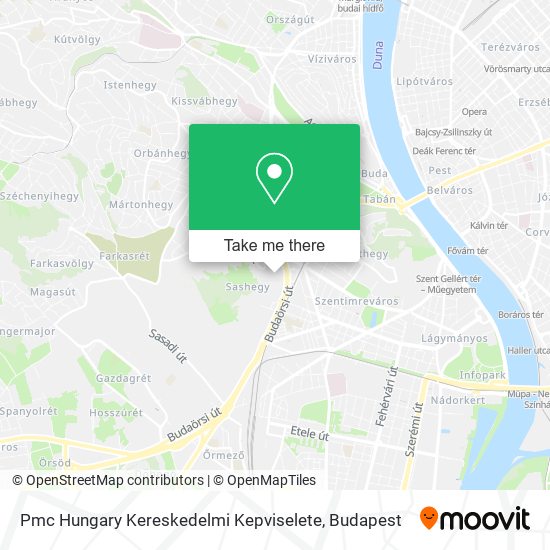 Pmc Hungary Kereskedelmi Kepviselete map