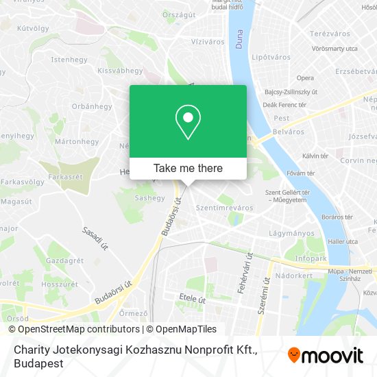 Charity Jotekonysagi Kozhasznu Nonprofit Kft. map
