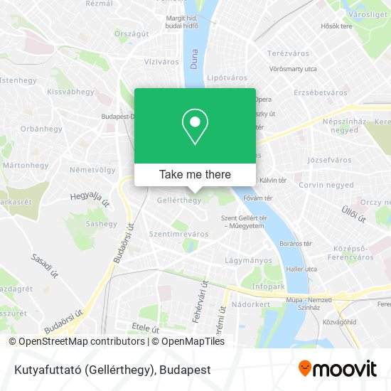Kutyafuttató (Gellérthegy) map