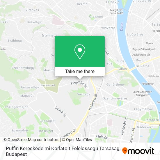 Puffin Kereskedelmi Korlatolt Felelossegu Tarsasag map