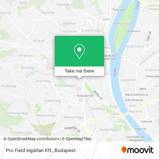 Pro Field ingatlan Kft. map