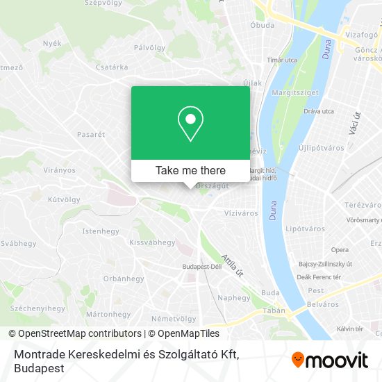 Montrade Kereskedelmi és Szolgáltató Kft map