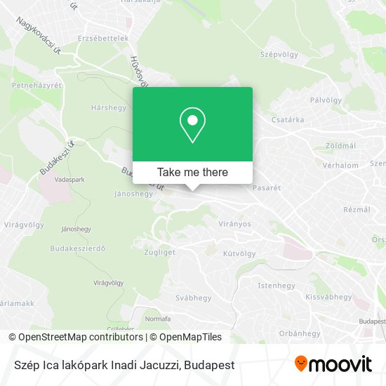 Szép Ica lakópark Inadi Jacuzzi map