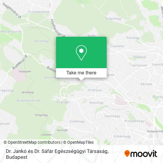 Dr. Jankó és Dr. Sáfár Egészségügyi Társaság map