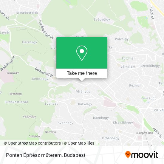 Ponten Építész műterem map