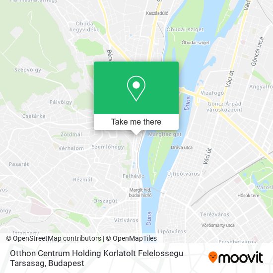 Otthon Centrum Holding Korlatolt Felelossegu Tarsasag map