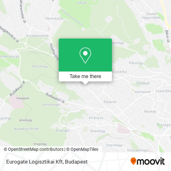 Eurogate Logisztikai Kft map