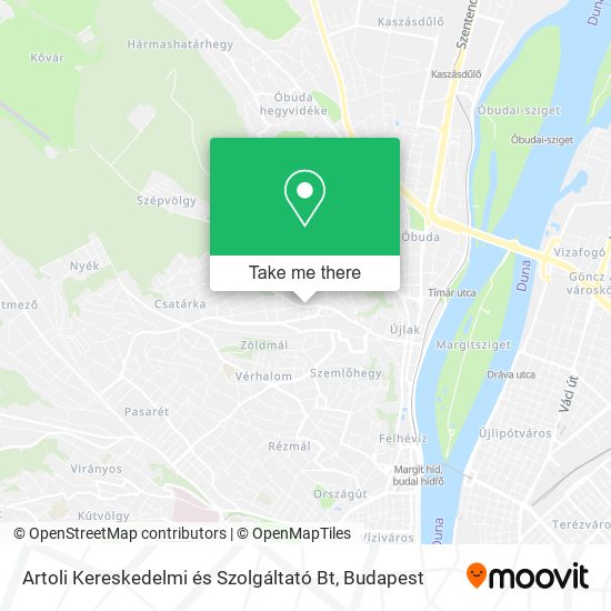 Artoli Kereskedelmi és Szolgáltató Bt map
