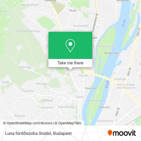 Luna fürdőszoba Stúdió map