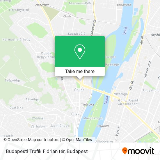 Budapesti Trafik Flórián tér map
