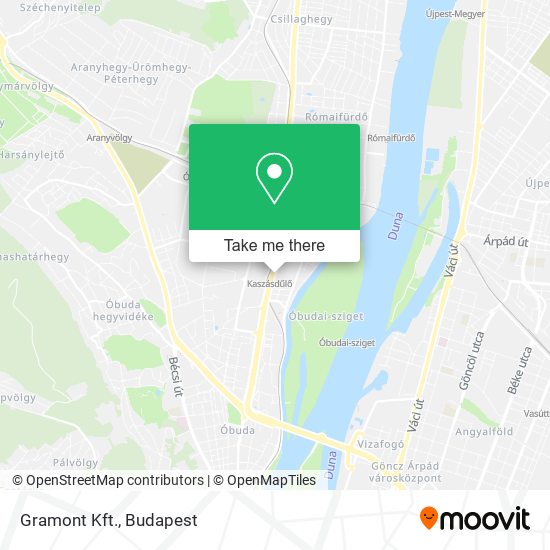Gramont Kft. map