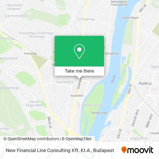 New Financial Line Consulting Kft. Kt.A. map