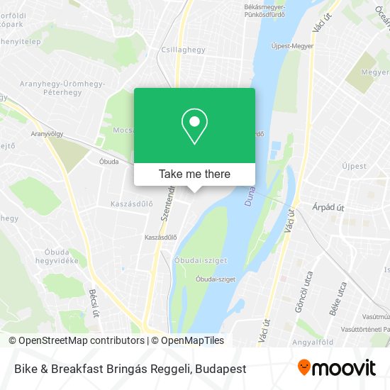 Bike & Breakfast Bringás Reggeli map